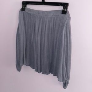 Strapless periwinkle top